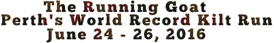 Perth Kilt Run 2016 Logo